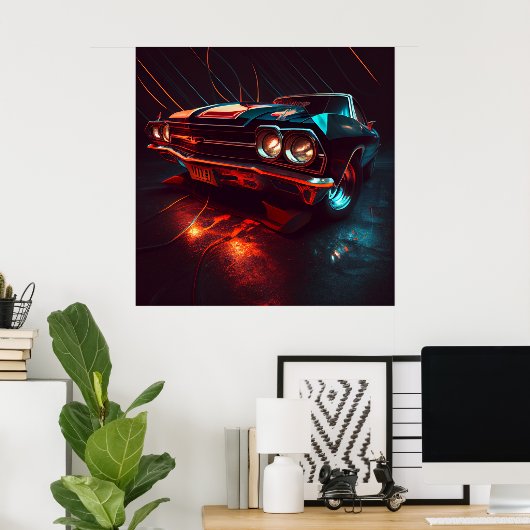 Paardenposter Poster (Thuiskantoor)