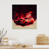 Paardenposter Poster (Keuken)