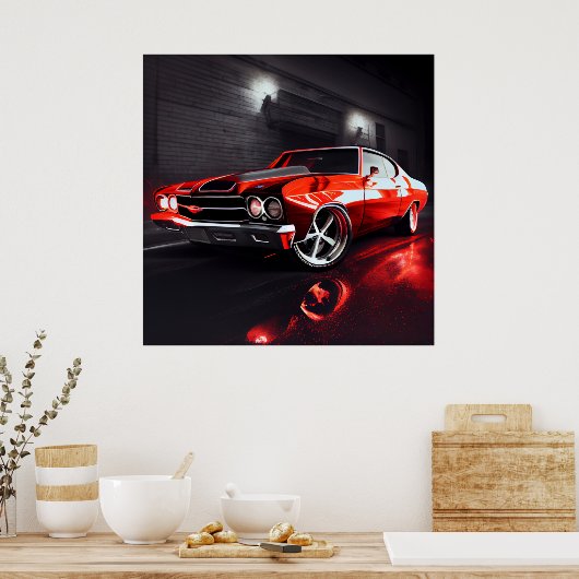 Paardenposter Poster (Keuken)