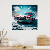 Paardenposter Poster (Keuken)