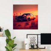 Paardenposter Poster (Thuiskantoor)