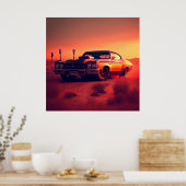 Paardenposter Poster (Keuken)