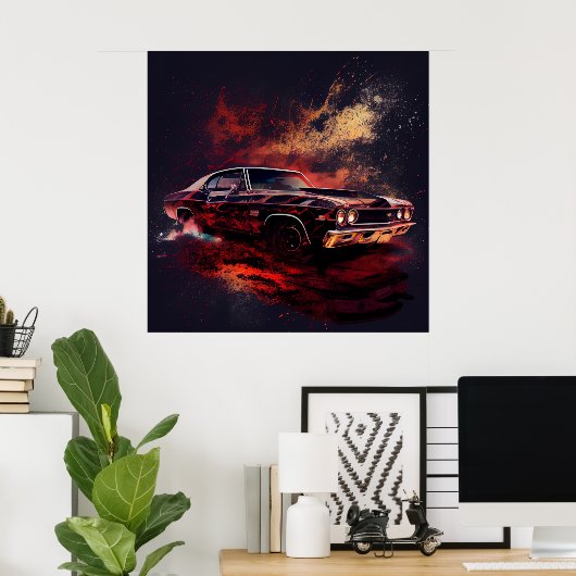 Paardenposter Poster (Thuiskantoor)