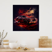 Paardenposter Poster (Keuken)