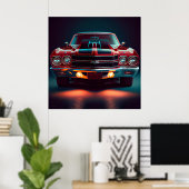 Paardenposter Poster (Thuiskantoor)