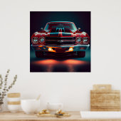 Paardenposter Poster (Keuken)