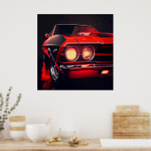 Paardenposter Poster (Keuken)