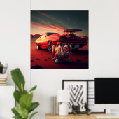 Paardenposter Poster (Thuiskantoor)