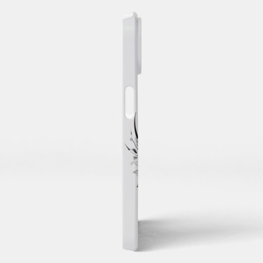 Paardenpotlood kunst iPhone hoesje (Rechterkant)