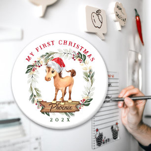 Paardenpriester met Kerstmis Magneet