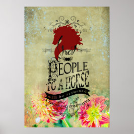 Paardenprijsopgave — Poster