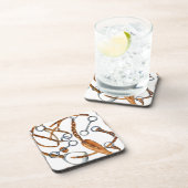 Paardenpringspatroon Bier Onderzetter (Rechterzijde)