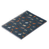 Paardenpringspatroon, jongens, meisjes en Kinderen Notitieboek (Linkerzijde)