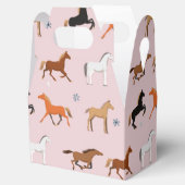 Paardenprintpatroon, Kind voor vrouwen en meisjes, Bedankdoosjes (Geopend)