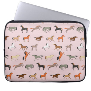 Paardenprintpatroon, Kind voor vrouwen en meisjes, Laptop Sleeve
