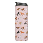 Paardenprintpatroon, Kind voor vrouwen en meisjes, Thermosbeker (Geroteerd rechts)