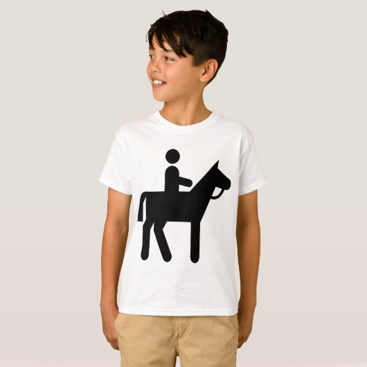 Paardenproducten! T-shirt (Voorkant volledig)