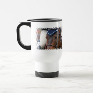 Paardenprofiel Kunststof reismuis Reisbeker