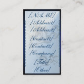 Paardenprofielkaarten uitvoeren visitekaartje (Achterkant)