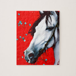 Paardenpuzzle Legpuzzel