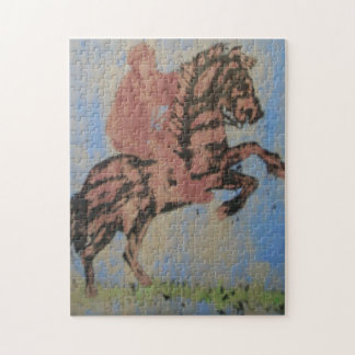 Paardenpuzzle Legpuzzel