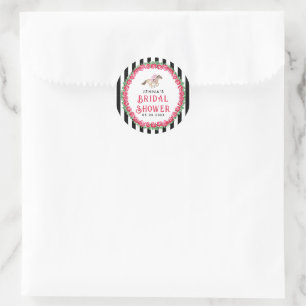 Paardenrace Derby Bruidsfeest Ronde Sticker