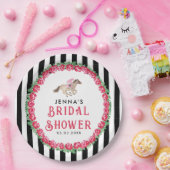 Paardenrace Derby Bruidsmeisjesfeest Papieren Bordje (Feest)