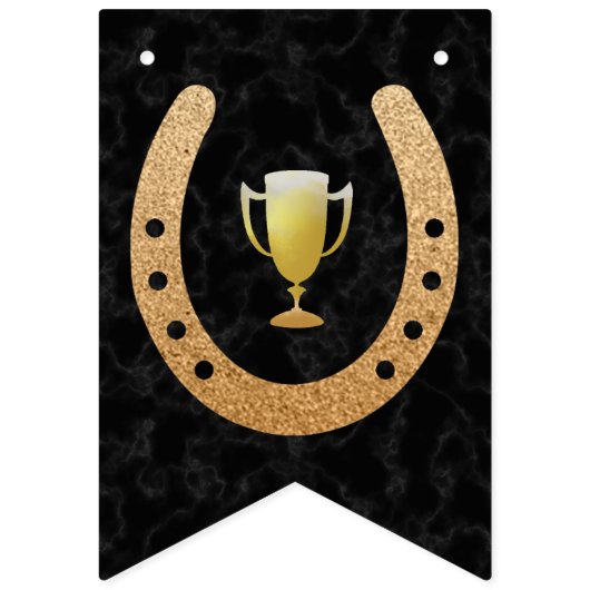 Paardenrace Derby Party En ze zijn van paarden af Vlaggetjes (Eerste vlag)