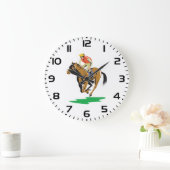 Paardenrace Jockey Galopperen Grote Klok (Huis)