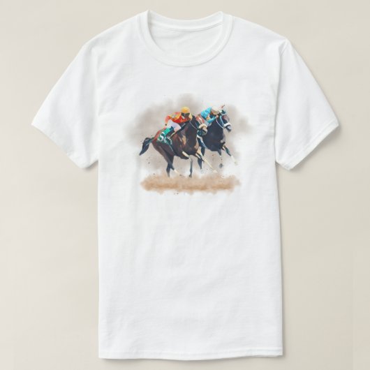 Paardenrace T-shirt (Design voorkant)