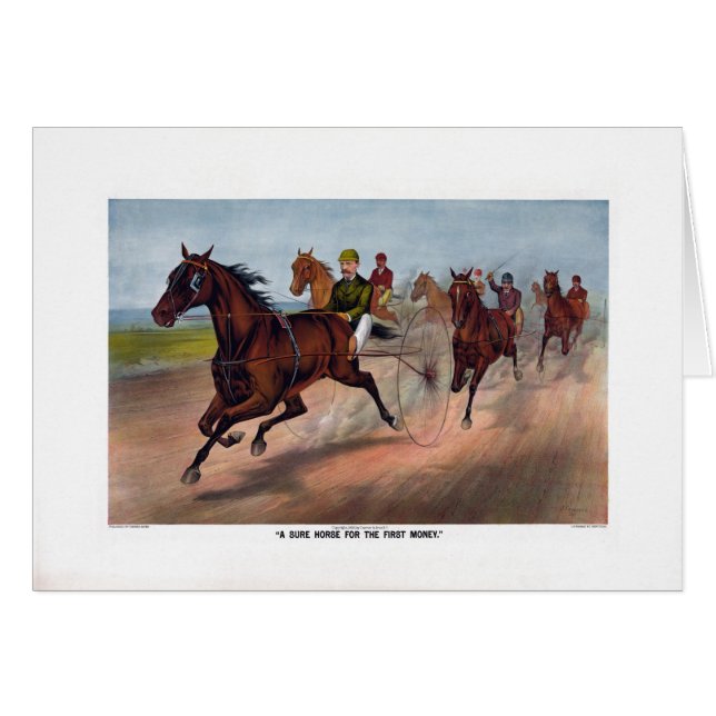  paardenraceafdrukken (Voorkant Horizontaal)