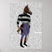 Paardenracejockey vol poster (Voorkant)