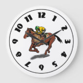 Paardenraceklok Grote Klok (Voorkant)