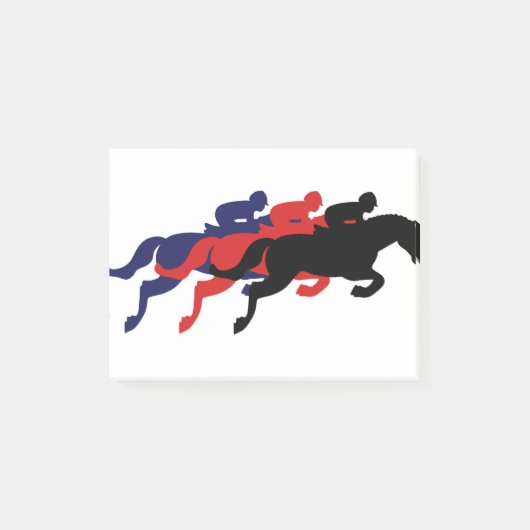 Paardenracen Post-it® Notes (Voorkant)