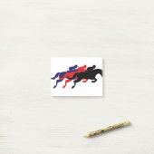 Paardenracen Post-it® Notes (Op bureau)