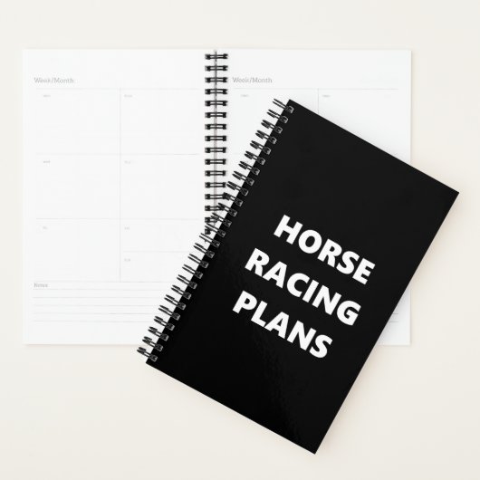 Paardenraceplannen voor sportpaarden planner (Display)