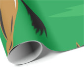 paardenraces cadeaupapier (Rol Hoek)