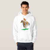paardenraces hoodie (Voorkant volledig)