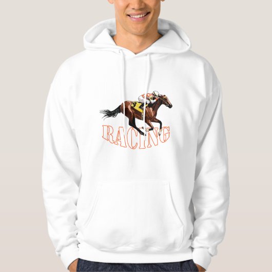 paardenraces hoodie (Voorkant)