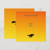 paardenraces kaart (Voorkant / Achterkant)