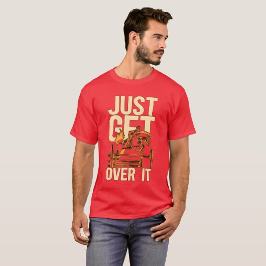 Paardenraces komen er gewoon overheen bij Animals T-shirt (Voorkant volledig)