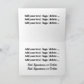 Paardenraces met Kerst of voor elke gelegenheid Feestdagen Kaart (Binnen)