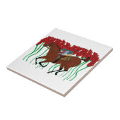 paardenraces met ontwerp van Rozen Tegeltje (Zijkant)