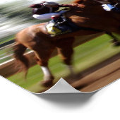 Paardenraces (Poster) Poster (Hoek)