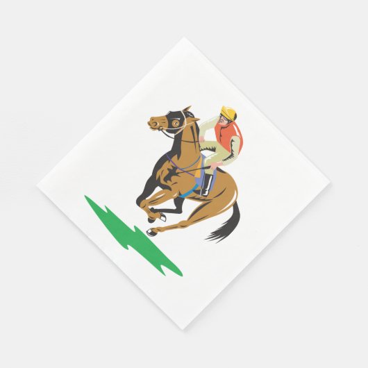 paardenraces servet (Hoek)