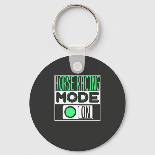 paardenraces sleutelhanger (Voorkant)