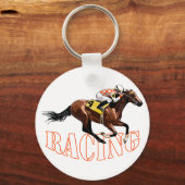 paardenraces sleutelhanger (Voorkant)