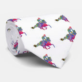 paardenraces stropdas (Opgerold)