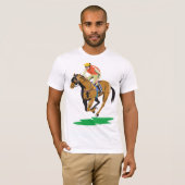 paardenraces t-shirt (Voorkant volledig)