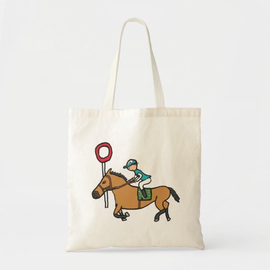 paardenraces tote bag (Voorkant)